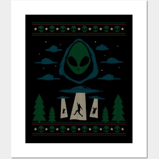 Christmas Abduction Posters and Art